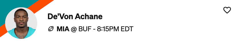 Bills vs Dolphins Predictions: De'Von Achane alt props. 