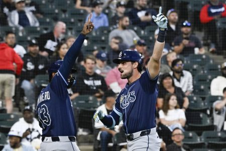 Brandon Lowe is one of our best MLB props today.