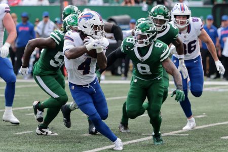 Bills vs Dolphins Predictions: James Cook Alt Props