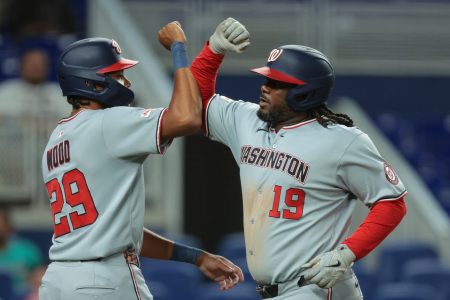 James Wood is one of our best MLB props today.
