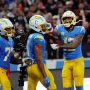 Quentin Johnston is one of our expert Monday NFL alt props ladder bets for September 15, 2025.