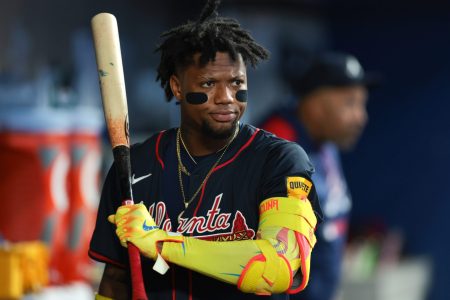 Ronald Acuna Jr. is one of our best MLB home run props today.