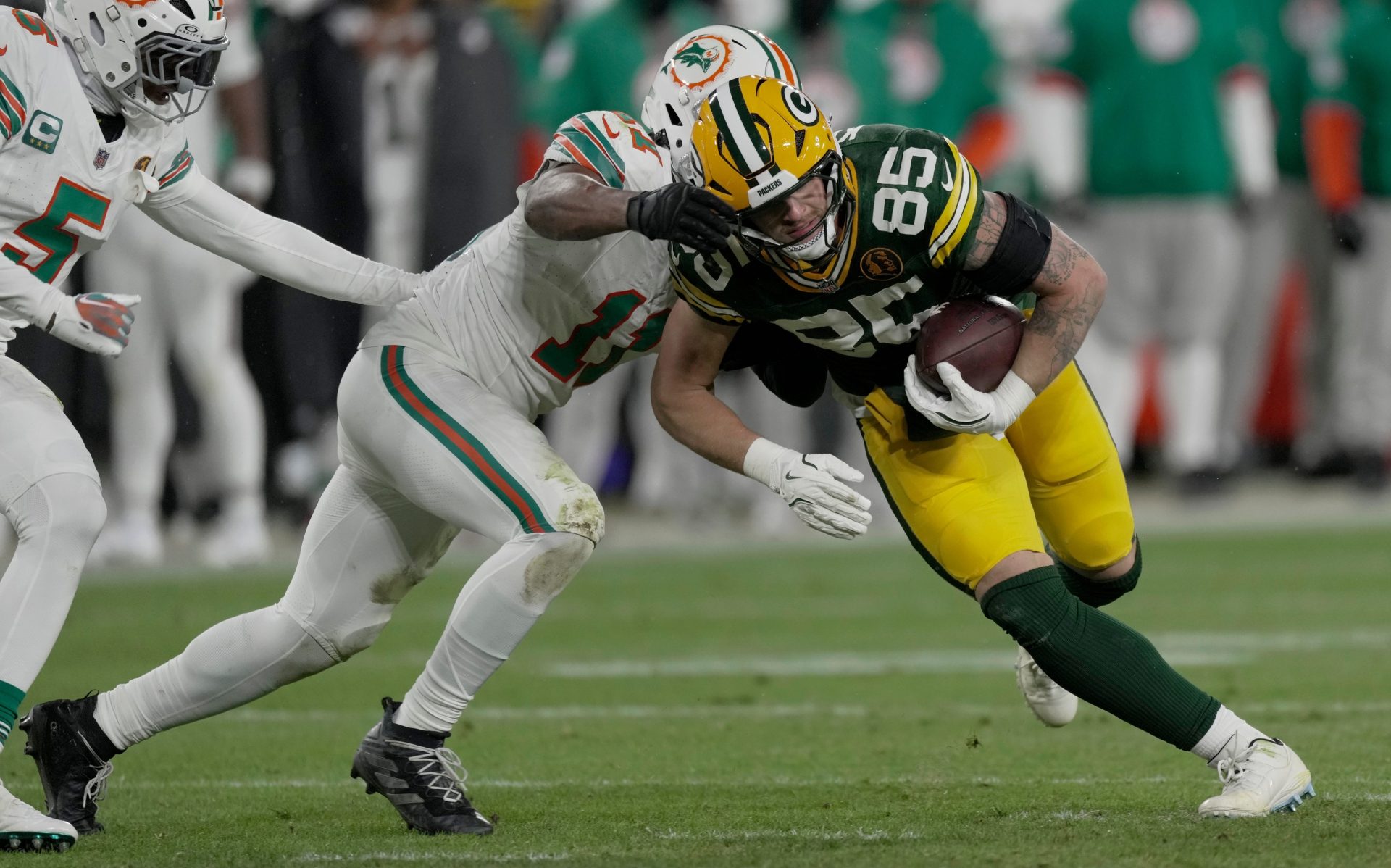 Tucker Kraft is our any time touchdown scorer pick for Thursday's Packers vs. Commanders game.