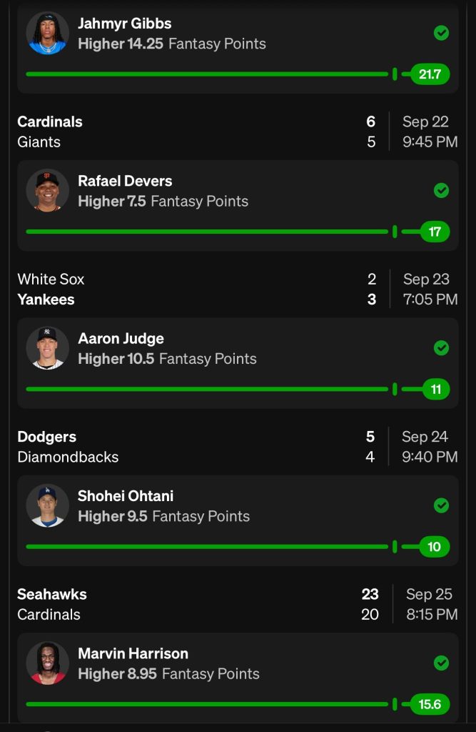 UD Streaks - 9/26