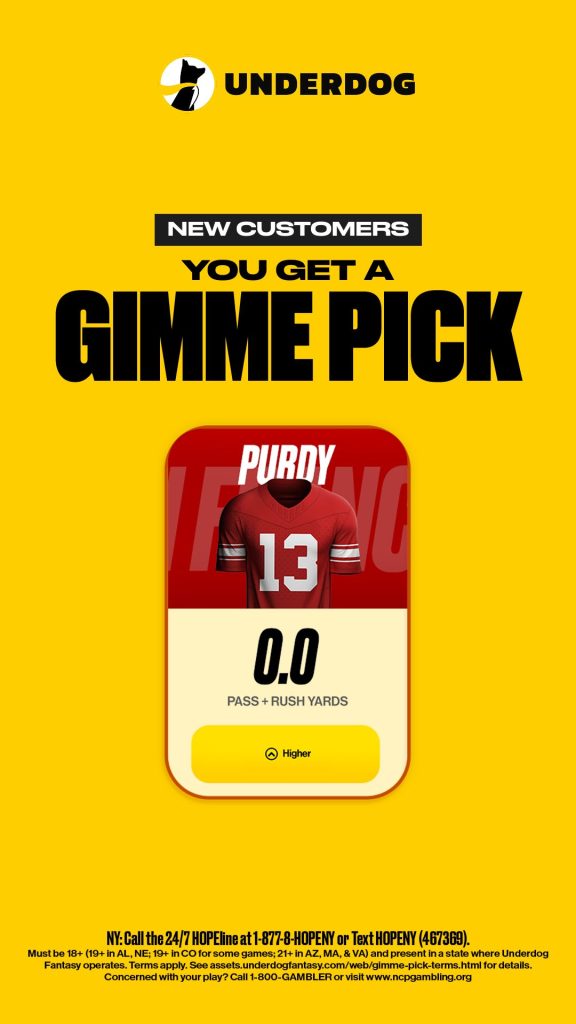 Underdog Gimme Pick