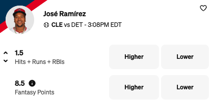 Best MLB Props Today - Jose Ramirez, Guardians