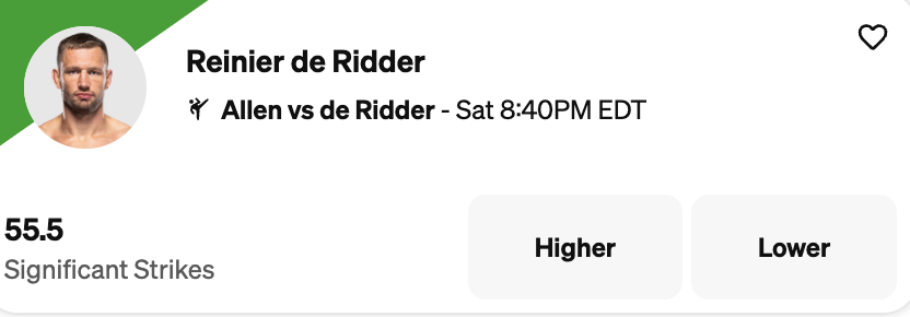 de ridder props