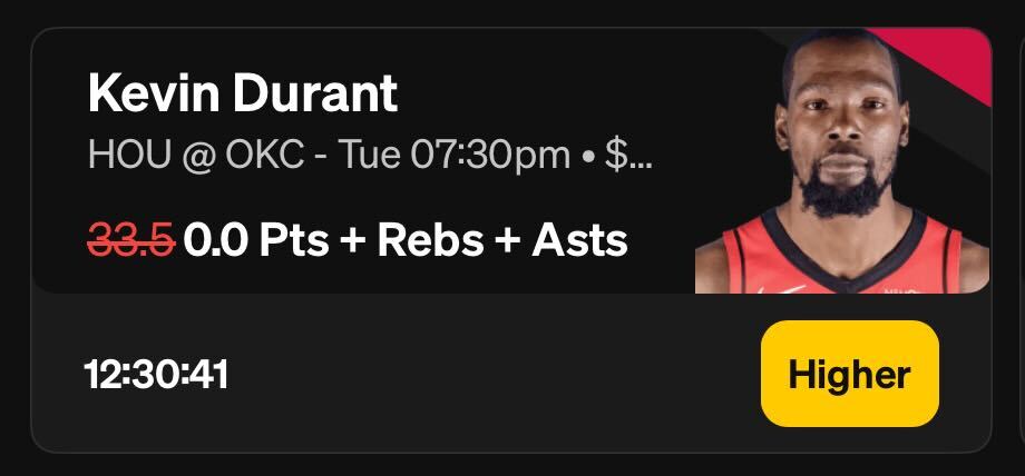 Kevin Durant Free Pick