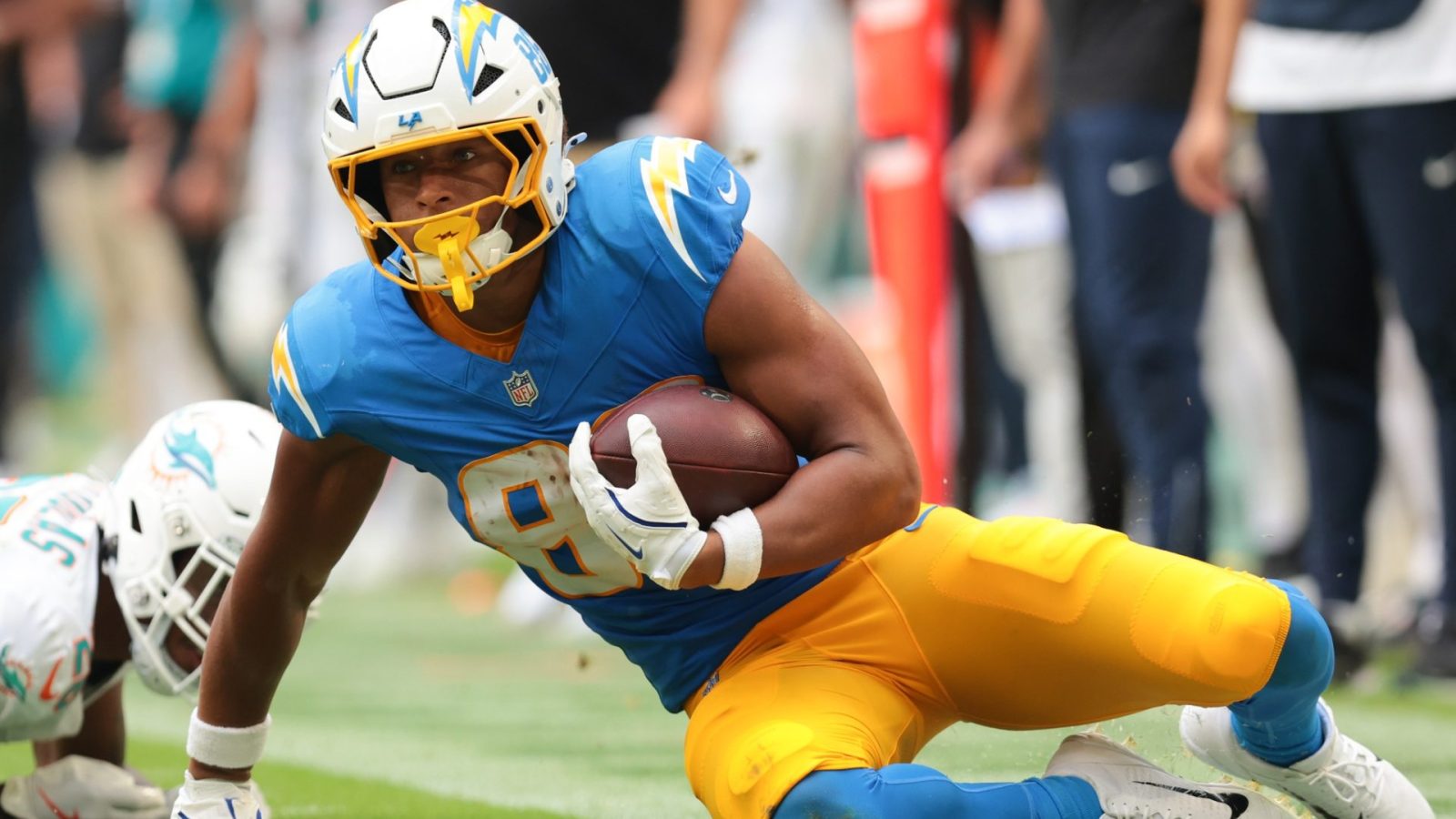 Oronde Gadsden Props Today: Over/Under, Receiving Yards & Prediction - Sunday Night Football: Chargers vs Steelers