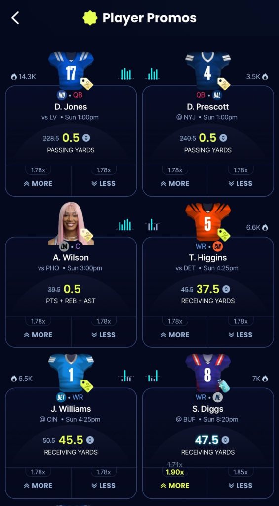 Sleeper Promos NFL