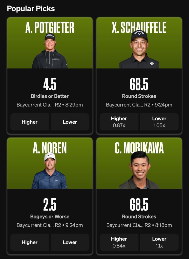 Underdog PGA