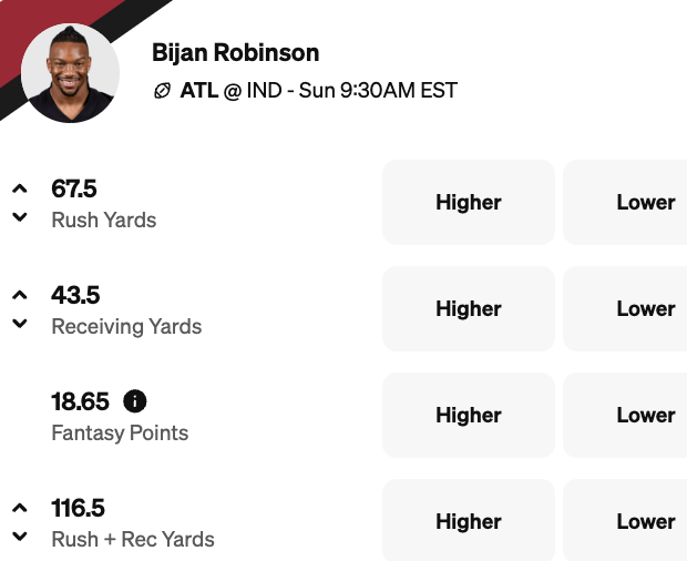Bijan Robinson Prediction Sunday - Best Bijan Robinson Props Today – Week 10 vs Colts. Nov. 9, 2025
