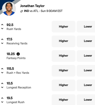 Jonathan Taylor Prediction Sunday – Today's Best Props, Picks, Bets, Projections – Nov. 9, 2025