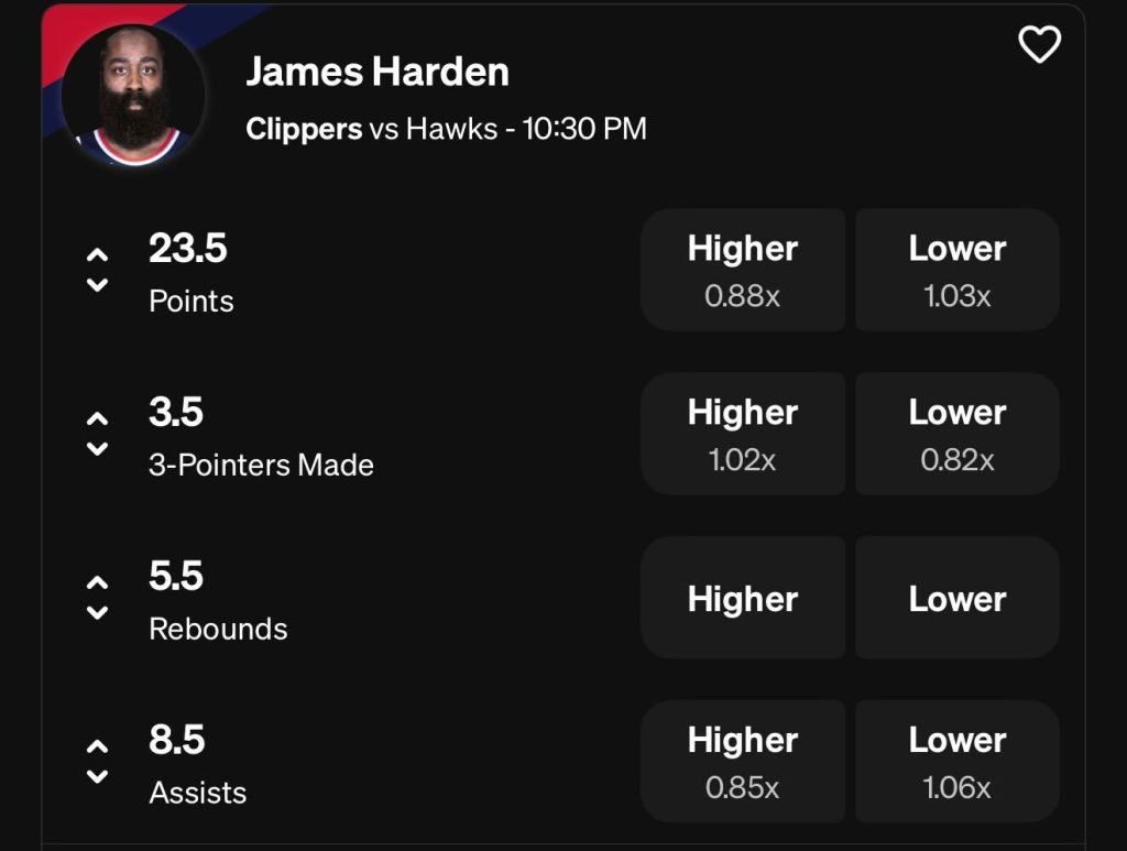 James Harden Props