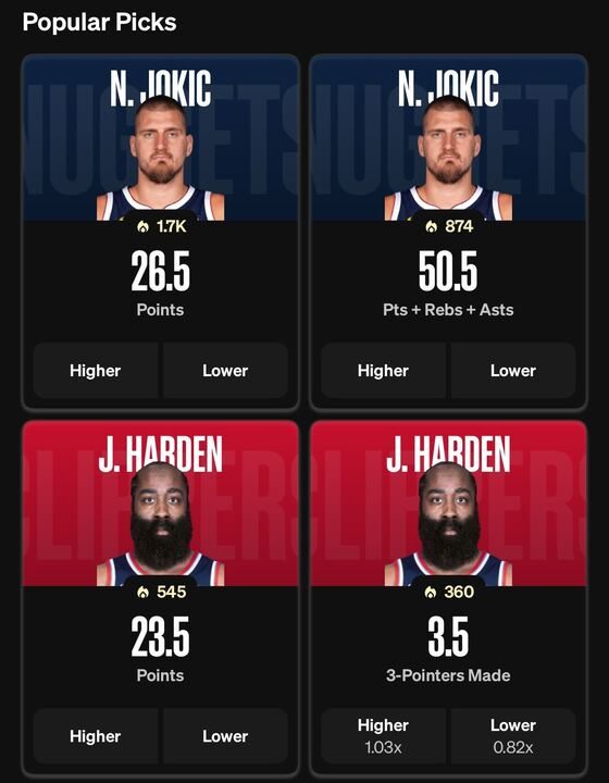 Underdog popular picks and props today Nov. 12