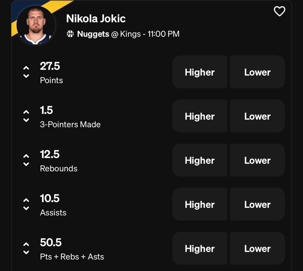 Nikola Jokic Props