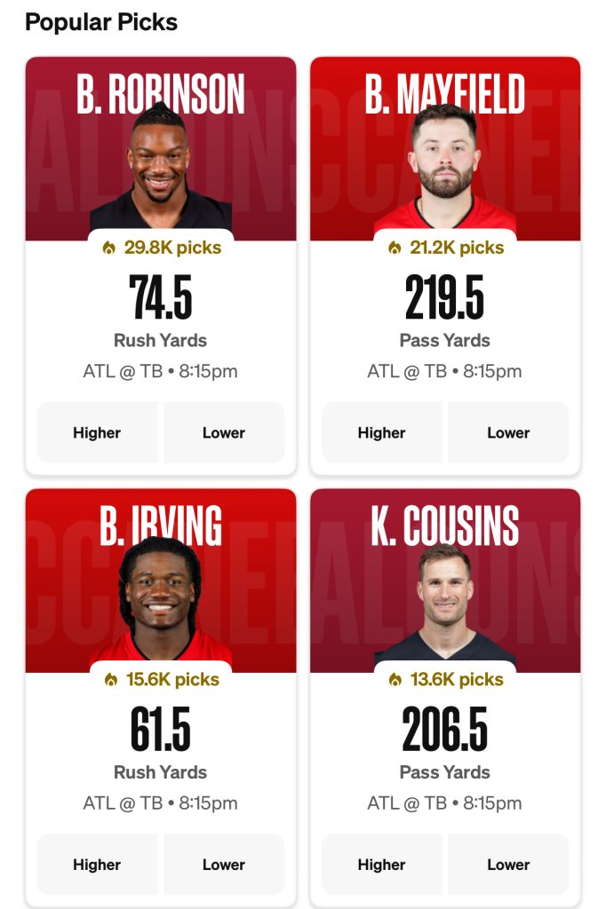 Bucs vs Falcons Best Props Today 12/11 - Thursday Night Football