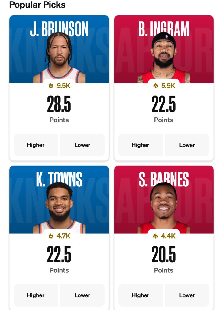 New York Knicks vs. Toronto Raptors Player Props Tonight