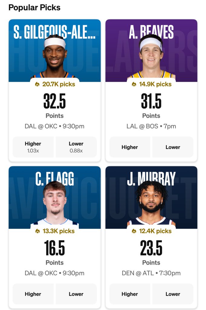 NBA Props Today: Underdog