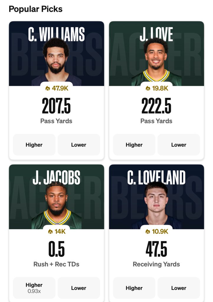 Bears vs Packers Prop (1/10/26)