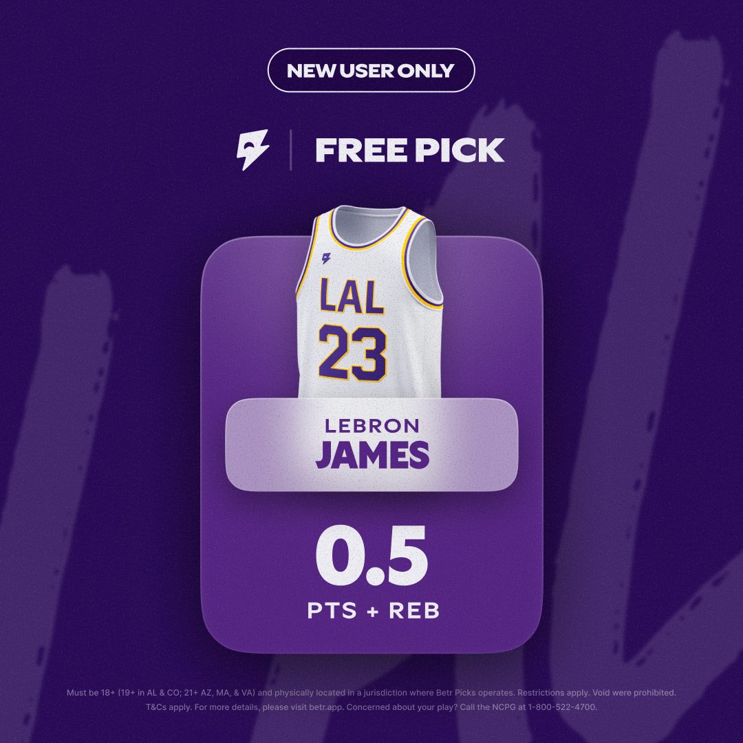 LeBron Free Pick - Betr