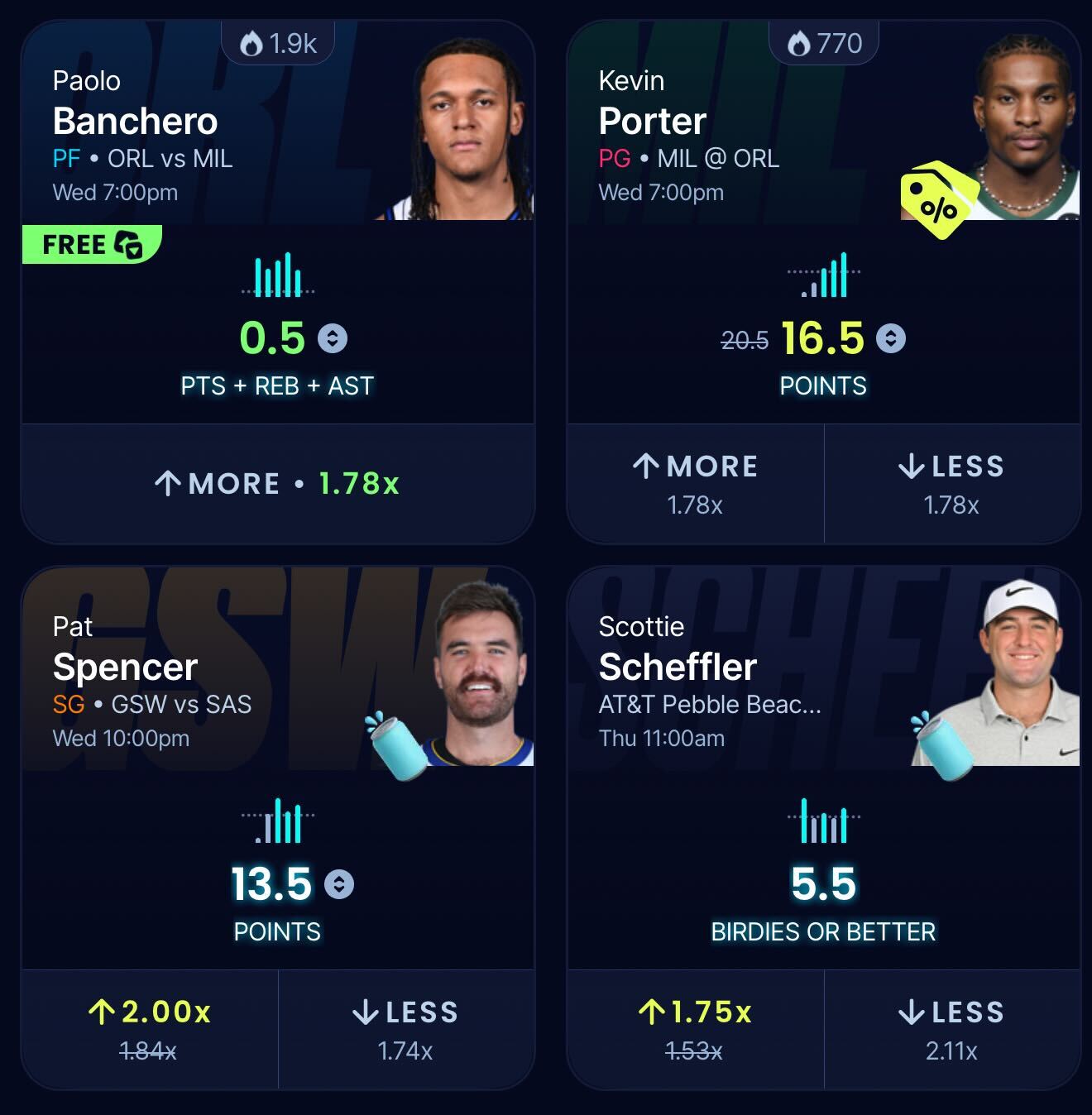 Sleeper Promos 2/11/2026