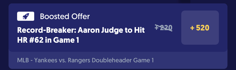 fliff aaron judge home run boost