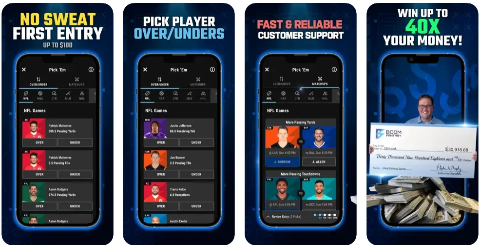 NBA DFS - Boom Fantasy app screenshots