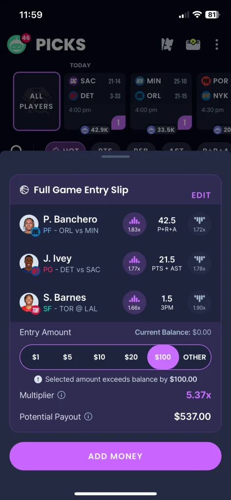 NBA DFS: Best Apps For NBA Player Props and Pick'em Games