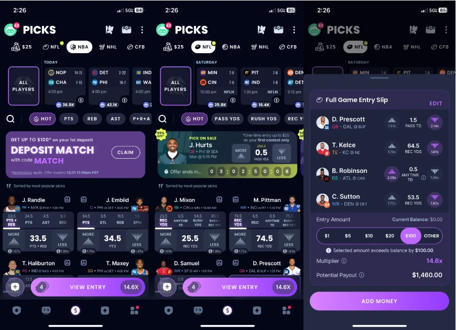 Best DFS Pick'em Apps