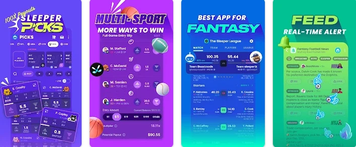 Is sports betting legal in South Carolina? Sleeper Fantasy Screenshots