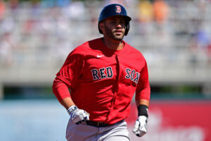 Boston Red Sox designated hitter JD Martinez (28)