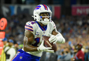 NFL Wild Card Odds Buffalo Bills wide receiver Stefon Diggs makes a catch against the Tennessee Titans