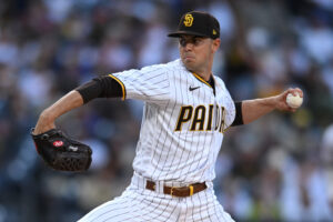 San Diego Padres starting pitcher MacKenzie Gore 